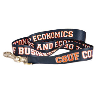 CSUF College of Business And Economics Reversible Silk Lanyard